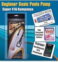 Vakum pompa kaydırıcı prezervatif 3 lü set