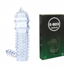 Şeffaf penis kılıfı 1 kutu prezervatif
