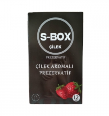 Çilek aromalı s box prezevatif güzel kokulu condom