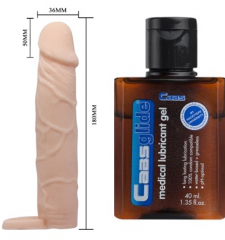 Ucu 5 cm Dolgulu Penis Kılıfı Uzatmalı Prezervatif Kayganlaştırıcı Jell Hediyeli