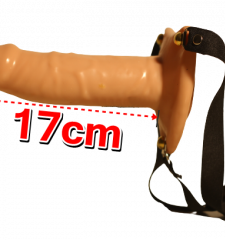 Külotlu penis 17 cm belden bağlamalı penis