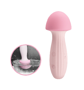 Mantar Şeklinde Silikon Klitoris Vibratörü