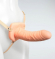 Kemerli takma penis, iri büyük boy penis, siyah noktalı tırtıklı prezervatif seti