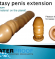 Penis uzatıcı prezervatif kayganlaştırıcı yağ hediyeli